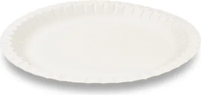 Produktbild von 100x BIONATURE Pappteller aus Frischfaser rund Ø18cm fettdicht weiß
