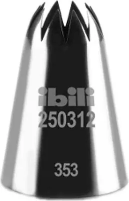 Produktbild von Ibili Geschlossene Stern-pastry-tülle 12 Mm Silber  Silber One Size