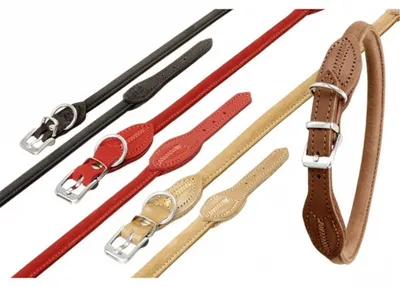 Produktbild von Karlie Buffalo Rund Halsband, Schwarz - 60cm / 10mm