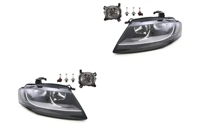Produktbild von Johns, Scheinwerfer Satz Halogen passend für Audi A4 8K 11/07-01/12 H7 H7 +Nebel+Leuch. 8K0941029 8K0941003 8K0941029AF 8K0941030 8K0941004 8K0941030A