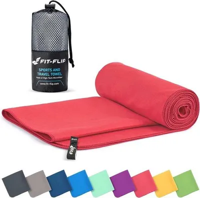 Produktbild von Famanu Mikrofaser-Handtuch ultraleicht und kompakt - für Sport, Reisen, Strand und Sauna
