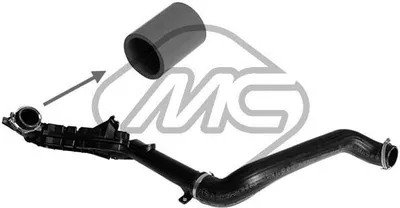 Produktbild von Metalcaucho 99141 Turbo Ladeluftschlauch für FORD MONDEO IV Turnier (BA7) S-MAX (WA6) GALAXY (WA6) MONDEO IV (BA7) MONDEO IV Stufenheck (BA7)