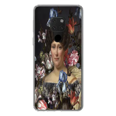 Produktbild von MuchoWow® Handyhülle Schutzhülle Hülle für Huawei P40 Lite Kunst - Blumen - Dubois Drahonet Silikon Softcase Handy Hülle - Handy