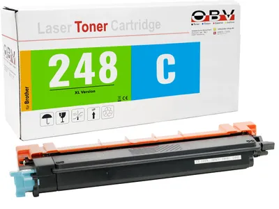Produktbild von OBV Toner kompatibel mit Brother TN-248 Cyan XL - DCP-L3515cdw DCP-L3520cdw DCP-L3520cdwe