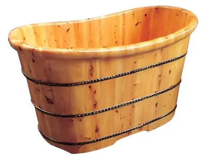 Immagine prodotto di Vasca da bagno in legno Vasca da bagno relax Vasca da bagno 120x65 cm