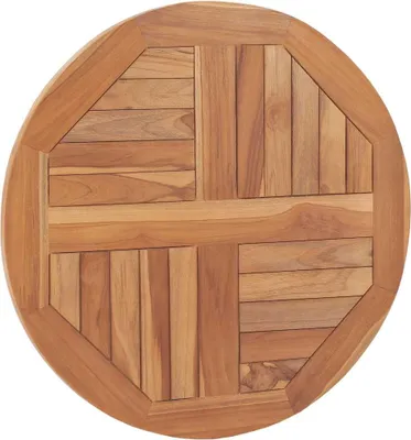 Produktbild von vidaXL Tischplatte Massivholz Teak Rund 2,5 cm 60 cm