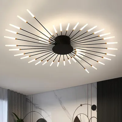 Produktbild von RRBEST LED Deckenleuchte Wohnzimmer,Wohnzimmerlampe Moderne Minimalistische Deckenlampe Innen Dekorative Deckenbeleuchtung für Wohnzimmer, Schlafzimme