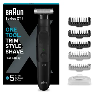 Produktbild von Braun XT3200, Schwarz, Edelstahl, Rechteck, 1 mm, 5 mm, Universal