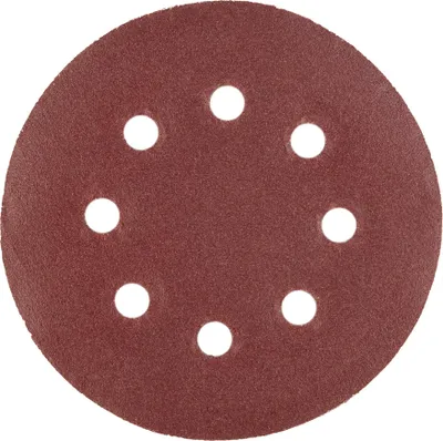Zdjęcie produktu dla Papier krążek ścierny 8 otworów 125 mm P220 10szt Polax