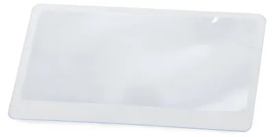 Image de Verk 09122 Fresnel Loupe rectangulaire Loupe de lecture 85 x 55 mm