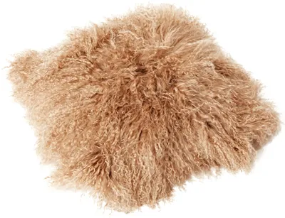 Produktbild von Tibetlamm Kissen Kissenbezug (ohne Inlet) JAY26 Camel 40x40cm