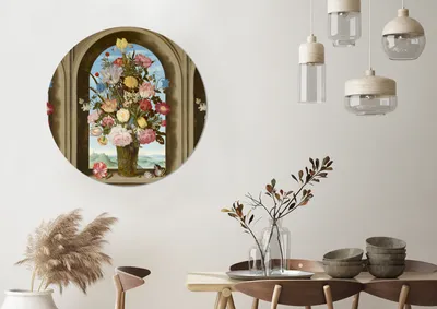 Produktbild von MuchoWow® - Tapetenkreis - Wandbild rund - Schlafzimmerdekoration - Wanddeko - runde Tapete - Kunst für zu Hause