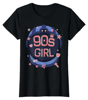 Produktbild von 90s Girl | 90er Jahre Motto Party Neunziger Kleidung Outfit T-Shirt