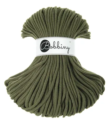 Produktbild von Bobbiny Premium 5 mm 100 m Avocado Schnur