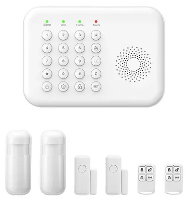 Immagine prodotto di Sistema di allarme di sicurezza, integrazione con la domotica, monitoraggio remoto, kit GSM A01