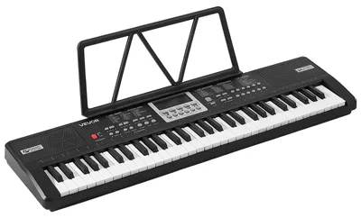 Obrázek produktu pro VEVOR Digitální piano, 61 kláves, polovyvážené, elektronické klavír, vhodný pro začátečníky a milovníky hudby, 100 zvuků a rytmů, s HiFi stereo reproduktory, držák na noty, USB/MIDI konektor