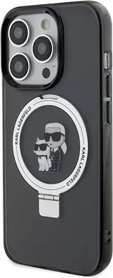Immagine prodotto di Karl Lagerfeld Klhmp13Lhmrskck Custodia rigida per Iphone 13 Pro 6.1 Czarny/Nero Supporto ad anello Karl&Choupettte Magsafe