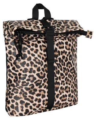 Produktbild von New Rebels Mart Art Roll Up City Rucksack Los Angeles Leopard, wasserabweisend