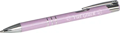 Produktbild von 10 Kugelschreiber aus Metall / Farbe: pastell lila