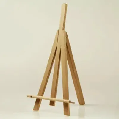 Produktbild von Mini Staffelei Menükartenhalter Tischstaffelei Platzkartenhalter (1 Stück) 25 cm
