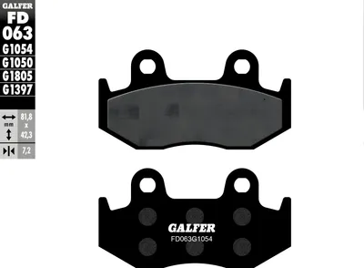 Produktbild von Galfer Bremsbeläge - Sintermetall
