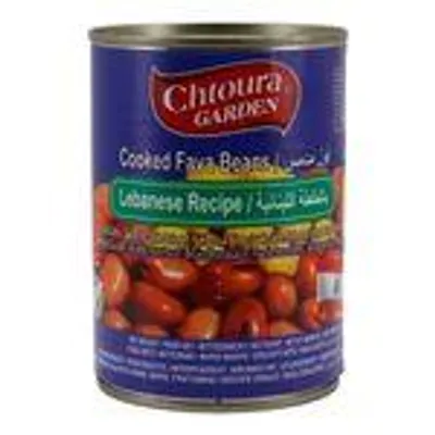 Chtoura Garden Gekochte Saubohnen nach libanesischer Art, 400g Dose