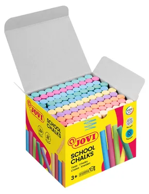 Productafbeelding van Krijtjes, Doos met 100 stuks, Geassorteerde kleuren