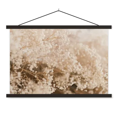 Produktbild von MuchoWow® Textilposter Pampasgras - Pflanze - Natur 150x100 cm mit schwarzem Rahmen - Schlafzimmer