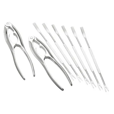 Produktbild von Schalentier-Dinner-Set - Knabbergebäck und Gabeln - KitchenCraft