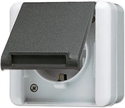 Produktbild von Sicherheits-Wandsteckdose 16A 250V IP44 mit Erhöhter Zuverlässigkeit
