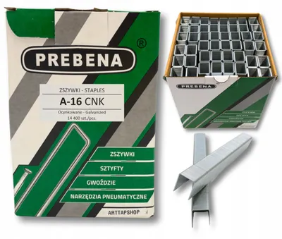 Produktbild von Prebena A-16 Polsterklammern Typ 380/80/A 16mm verzinkt
