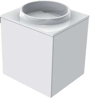Zdjęcie produktu dla Umywalka EMCO 450 ASIS Uchwyt lewy, bez otworu na baterię, czarny