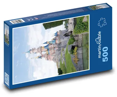 Zdjęcie produktu dla martinpuzzle - Puzzle 500 - Zamek - księżniczka, Disneyland