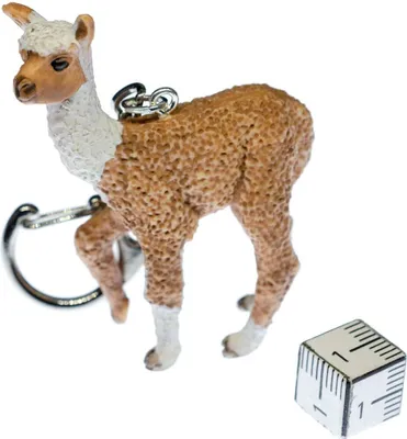 Produktbild von Alpaka Alpacca Schlüsselanhänger Miniblings Lama Kamel Lastentier Alpakas Beige