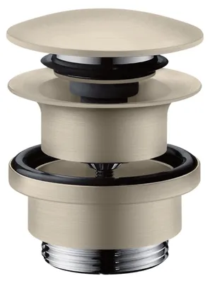 Produktbild von AXOR Ablaufgarnitur Push-Open für Waschtisch- und Bidetmischer, Brushed Nickel