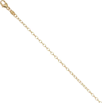 Produktbild von JOBO Weit-Ankerkette 585 Gelbgold 2 mm 50 cm Karabiner Gold Kette Halskette