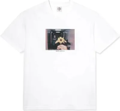 Productafbeelding van T-shirt met bloemenprint - wit - maat M