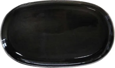 Produktbild von Chic Antique Plätzchenteller CALAIS Schwarz Oval 25x15 cm Teller Geschirr