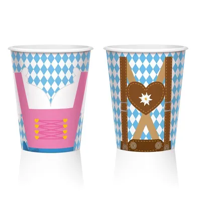 Obrázek produktu pro 8 hrnků na Dirndl & Lederhosen