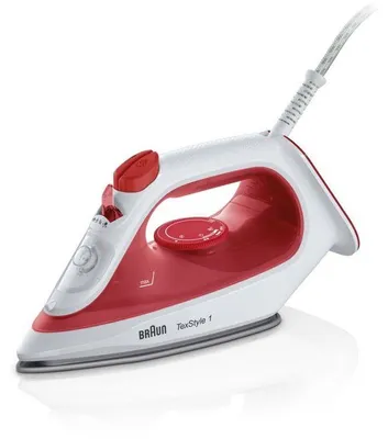 Produktbild von Dampfbügeleisen BRAUN SI1019RD, Kalkschutz, Dampfmenge: 25 g/min