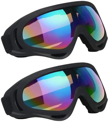 Obrázek produktu pro Lyžařské a snowboardové brýle, motocyklové brýle, ochrana proti prachu, ochrana proti UV záření, ochrana proti zamlžování, větruodolné, pro chlapce, dívky, muže a ženy