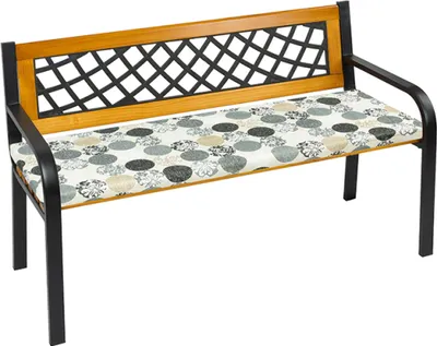 Immagine prodotto di Panchina liscia - 40x120 cm - Grigio,Bianco