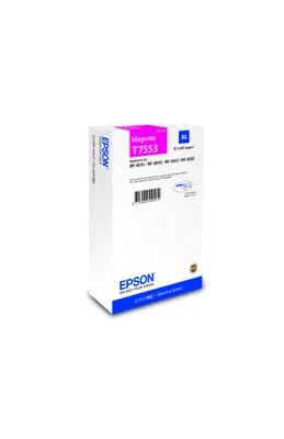Produktbild von Epson T7553 - 39 ml - Größe XL - Magenta - original - Tintenpatrone - für WorkForce Pro WF-8010, WF-8090, WF-8090 D3TWC, WF-8510, WF-8590, WF-8590 D3TWFC