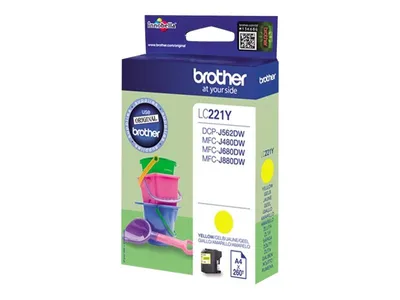 Obrázek produktu pro LC221Y BROTHER MFC Tinte yellow 260