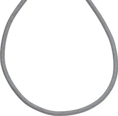 Produktbild von 2mm Lederkette Halskette Collier Kette Schnur aus Leder grau Uni 100cm