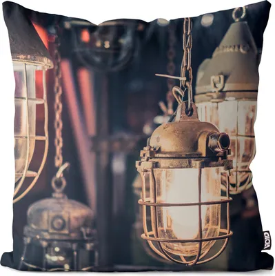 Produktbild von VOID Vintage Lampen Industriell Kissenbezug Kissenhülle Sofakissen Kissen Deko Outdoor-Kissen Dekokissen