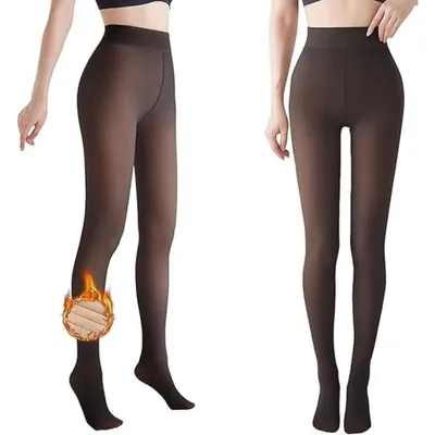 Immagine prodotto di Collant da donna, calze, calze invernali, calze calde, collant e calze - Nero - SHEERLEGS