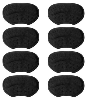 Produktbild von 4 Fersenpolster, 3 mm und 6 mm Fersenschutz für zu große Schuhe, selbstklebende Anti-Rutsch Polster gegen Blasen und Reibung für Damen und Herren