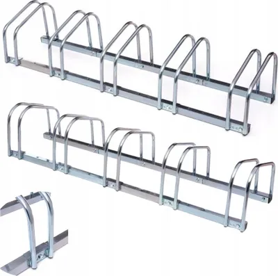 Zdjęcie produktu dla Metalowy Stojak Na Rowery Rowerowy 5 Miesjc Stanowisk Kraft&Dele