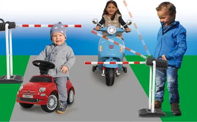 Obrázok produktu pre Jamara Verkehrsschranke Grand. Empfohlenes Alter in Jahren (mind.): 3 Jahr(e), Markenkompatibilität: Jamara, Produktfarbe: Schwarz, Rot, Weiß